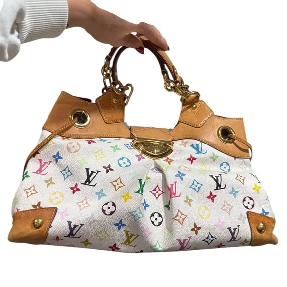 Louis Vuitton Ursula White Multicolor Murakami Bag - Picture 14 of 17